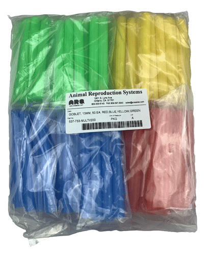 13mm Multi Color Goblets (200/pkg) 