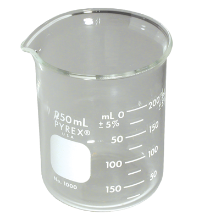 250 ml Glass Beaker 
