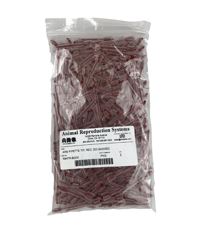 Disposable Red Pipette Tips (200/bag) 