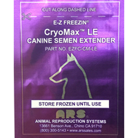 E-Z Freezin CryoMax LE Canine Freezing Extender, 3ml (pack of 12) 