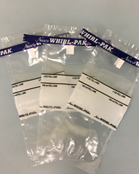 Sterile Whirl-Pak bag, write-on, 4 oz (25/pkg) 