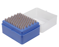 Racked Disposable Blue Pipette Tips (100/rack) 