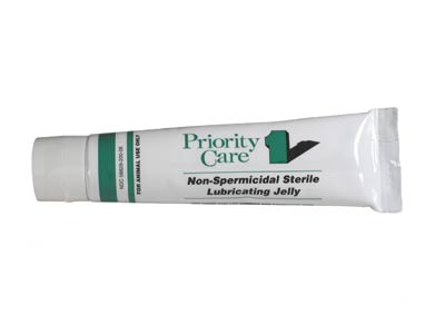 Priority Care Non-Spermacidal Sterile Lubricating Jelly (12/Box) 