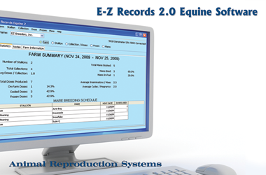 ARS E-Z Records Equine Software 